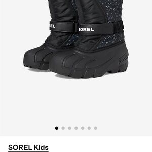Sorel Kids Black Snow Boots